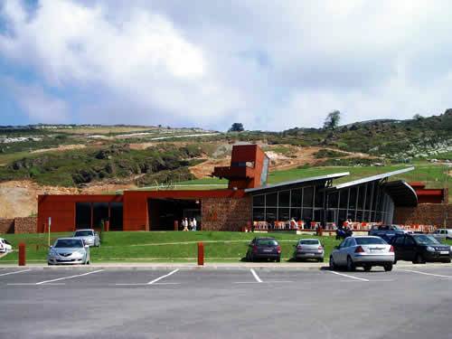 Centro de visitantes. Cueva El Soplao, Cantabria.